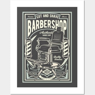 Vintage Barbershop Posters and Art